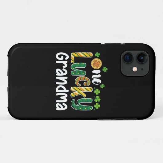 ワンラッキーグランマッチファミリーセントパトリックの日 Case-Mate iPhoneケース (裏面(横))