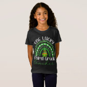 ワンラッキーサードグレード先生格言St patricksR Tシャツ (正面フル)