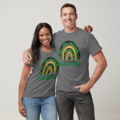 ワンラッキースクール心理学者レインボーSt patricks Tシャツ (ユニセックス)