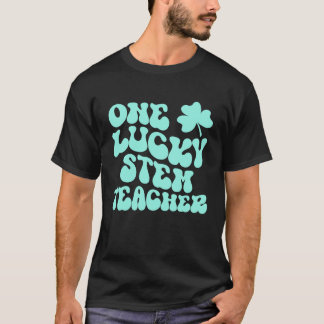 ワンラッキーステム先生セントパトリックの日先生Gr Tシャツ
