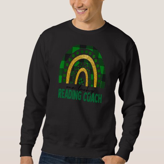 ワンラッキーズ読コーチレインボーSt patricks dayシ スウェットシャツ (正面)