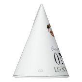 ワンラッキーダッククラシック少年1歳の誕生日 パーティーハット (左)