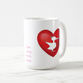 ワンラッキーダックコーヒーラブマグ コーヒーマグカップ (正面右)