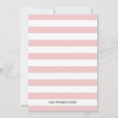 ワンラッキーダックファースト誕生日 招待状 (裏面)