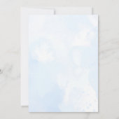 ワンラッキーダックラバーダック1st誕生日 招待状 (裏面)