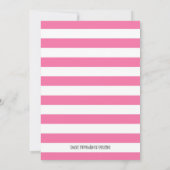 ワンラッキーダック狩りファースト誕生日 招待状 (裏面)