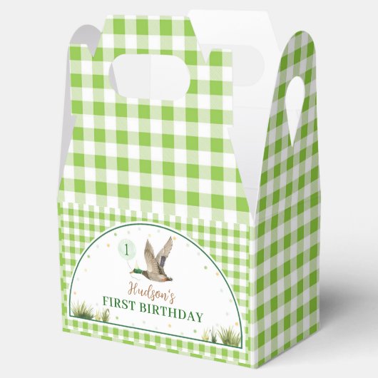 ワンラッキーダック誕生日お願いボックス フェイバーボックス (オープン)