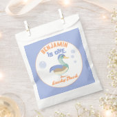 ワンラッキーダック&バブルファースト誕生日パステル フェイバーバッグ (クリップ留めされた状態)