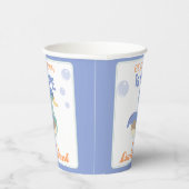 ワンラッキーダック&バブルファースト誕生日パステル 紙コップ (右)