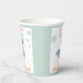 ワンラッキーダック&バブルファースト誕生日パステル 紙コップ (右)