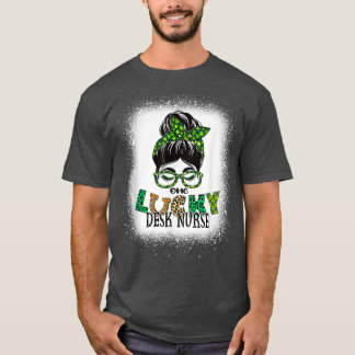 ワンラッキーデスクナースブリーチメッシーバンセントパトリック Tシャツ