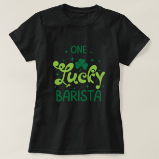 ワンラッキーバリスタSt patricks dayTシャツ Tシャツ