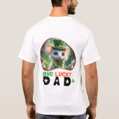 ワンラッキーパパ – アイリッシュパブトリビアナイト Tシャツ (裏面)