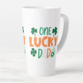 ワンラッキーパパ カフェラテマグ (右アングル)