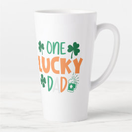 ワンラッキーパパ カフェラテマグ