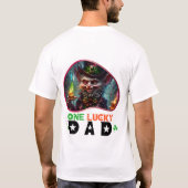 ワンラッキーパパ – グリーングローダンスパーティー Tシャツ (裏面)