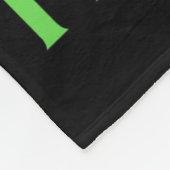 ワンラッキープレジデントトランプSt patricks dayアイリッシュシー フリースブランケット (角)