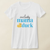 ワンラッキーマアヒル1st誕生日お祝い tシャツ (レイダウン)