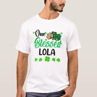 ワンラッキーローラクローバーセントパトリックデーアイリッシュ Tシャツ