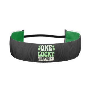 ワンラッキー先生グルーヴィレトロ先生St patricks アスレチックヘッドバンド