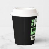 ワンラッキー先生グルーヴィレトロ先生St patricks 紙コップ (右)