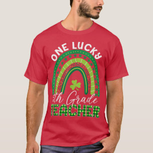 ワンラッキー先生セントパトリックの日5年生教え年 Tシャツ