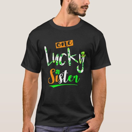 ワンラッキー先生セントパトリックの日 Tシャツ (正面)