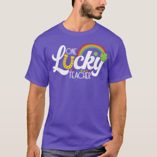 ワンラッキー先生St patricks dayシャムロックキンデルグ Tシャツ
