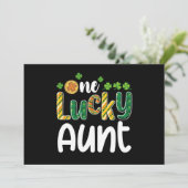 ワンラッキー叔母マッチングファミリーセントパトリックの日 招待状 (スタンド正面)