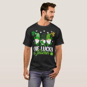 ワンラッキー格言先生St patricks day格言T Tシャツ (正面フル)