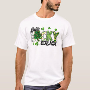 ワンラッキーCRNAシャムロックスセントパトリックの日 Tシャツ