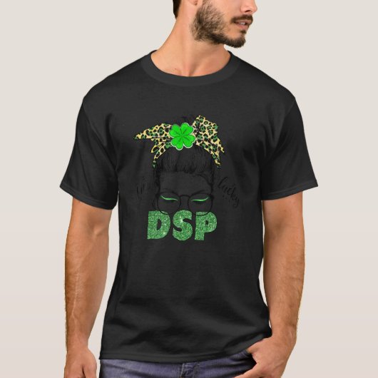 ワンラッキーDSP – セントパトリックの日 Tシャツ (正面)