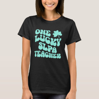 ワンラッキーSLPA先生セントパトリックの日先生Gr Tシャツ