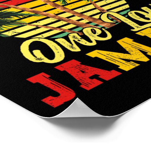 ワンラブジャマイカサマーファミリーバケーションジャマイカR ポスター (角)