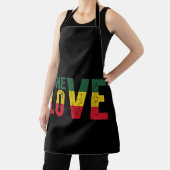 ワンラブジャマイカラスタレゲエ エプロン (インサイチュ)