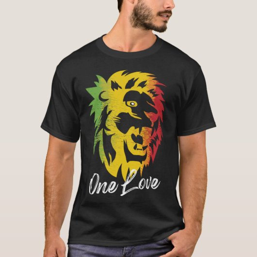 ワンラブジャマイカ人 Tシャツ (正面)