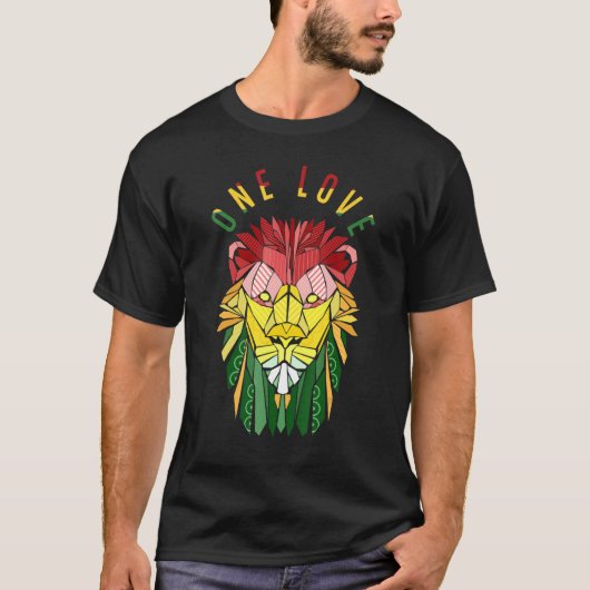 ワンラブジャマイカ人 Tシャツ (正面)