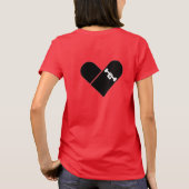 ワンラブスケーターシャツ Tシャツ (裏面)