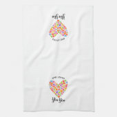 ワンラブドイヤハート キッチンタオル (縦)