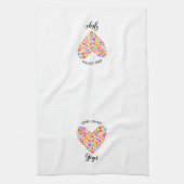 ワンラブドギジハート キッチンタオル (縦)