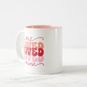 ワンラブナース ツートーンマグカップ (正面左)