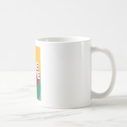 ワンラブポスター コーヒーマグカップ (右)
