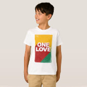 ワンラブポスター Tシャツ (正面フル)
