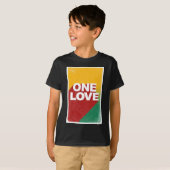 ワンラブポスター Tシャツ (正面フル)