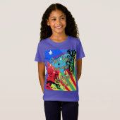 ワンラブレゲエパーティーキッズTシャツ Tシャツ (正面フル)