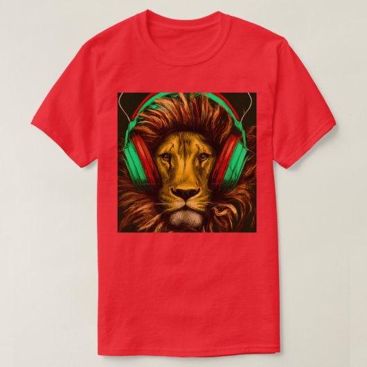 ワンラブレゲエライオン2 Tシャツ (デザイン正面)