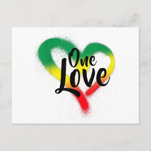 ワンラブワンハートレゲエビベス ポストカード (正面)