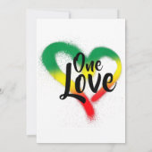 ワンラブワンハートレゲエビベス 招待状 (裏面)