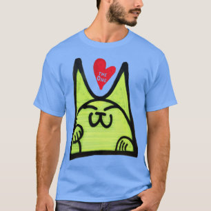 ワンラブ落書き猫 Tシャツ