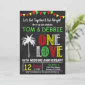 ワンラブ ウェディング アニバーサリー パーティー 招待状 (スタンド正面)